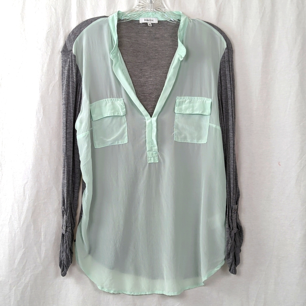 ARITZIA BABATON JULIEN SILK TOP